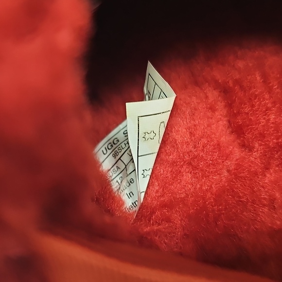 UGG Super Fluff Genuine Shearling Slingback Slipper Size 12 - Picture 6 of 11